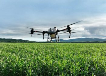 Akron presentó el megadrone DJI Agras T40